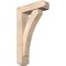 Ekena Millwork Thorton Craftsman Smooth Bracket w/ Offset Brace, Douglas Fir, 5 1/2"W x 18"D x 30"H BKT0604X18X30THR04SDF - alternate 1